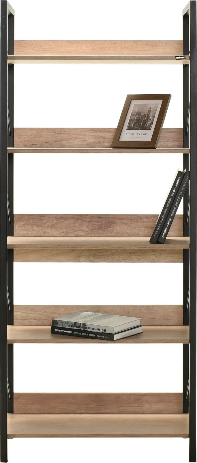 Librari / Raft Librash Ktp, arrë, zezë - 2