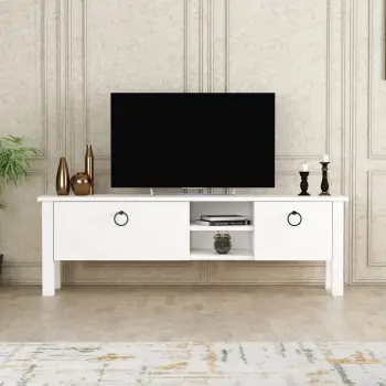 Komodinë për TV Rose, bardhë