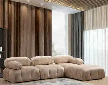 Këndare Bubble Corner, krem, Atelier del Sofa, 4 pjesë