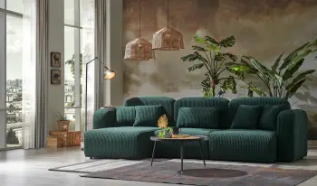 Këndare Atelier del Sofa, Kuba, kadife e gjelbër