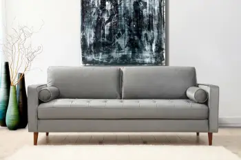 Divan dyvendësh Atelier del Sofa, ngjyrë gri e çelët, Rome