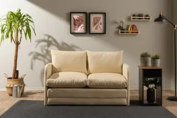 Divan dy ulëshe Atelier del Sofa, ngjyrë krem, Lily