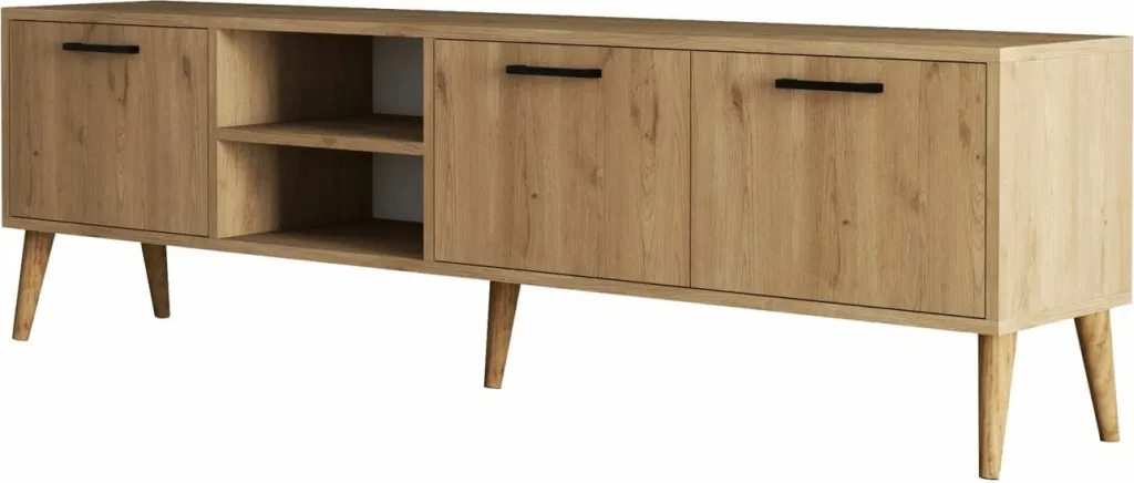 Komodë TV Hanah Home, Exxen, ngjyrë lisi, 180x53x35 cm - 5