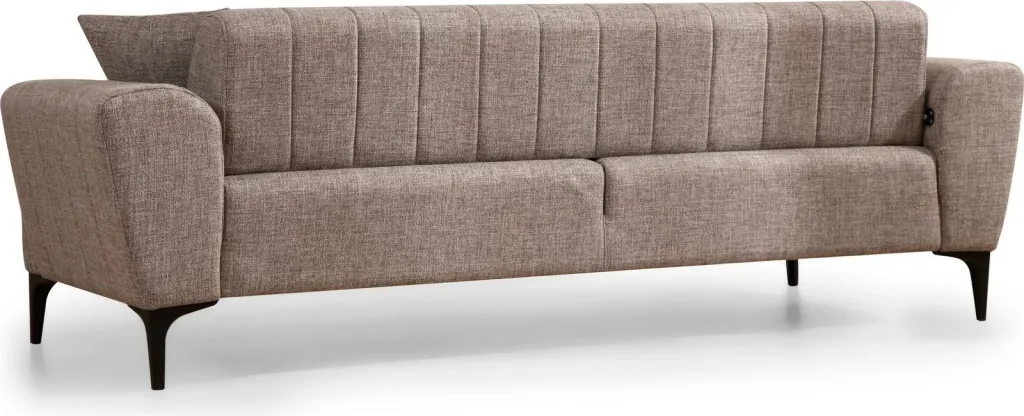 Divan treshe Lora, ngjyrë kafe e çelët, Atelier del Sofa - 6