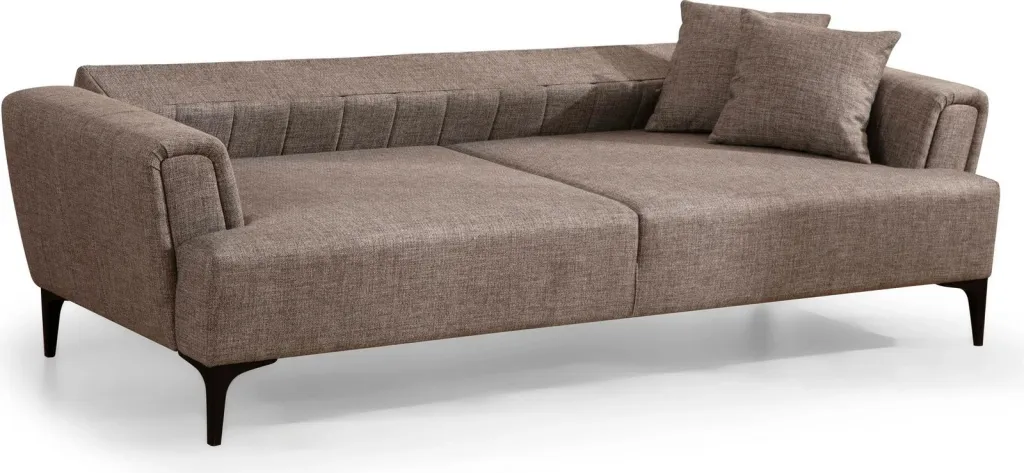Divan treshe Lora, ngjyrë kafe e çelët, Atelier del Sofa - 7