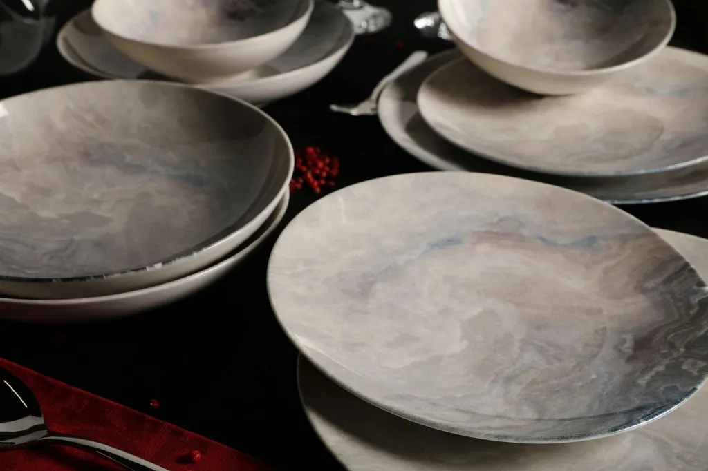 Set enësh për darkë (24 copë), Hermia, GBSATN24Y410050 - 3