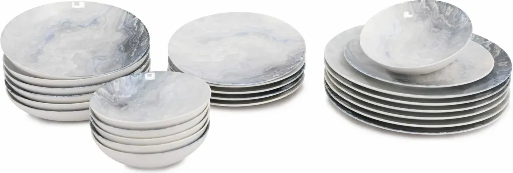 Set enësh për darkë (24 copë), Hermia, GBSATN24Y410050 - 6