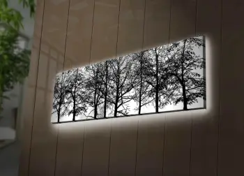Pikturë dekorative me drita LED, Wallity, 3090DACT-72