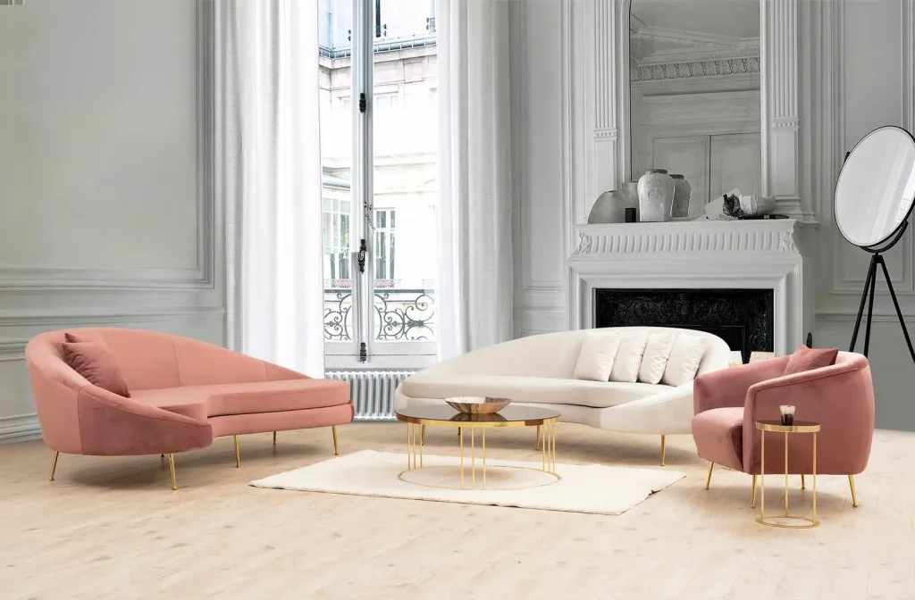 Divan treshe Atelier del Sofa, Eses Right, bezhë - 2