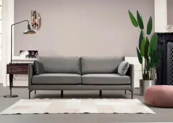 Divan treshe Atelier del Sofa, Petite 3, ngjyrë gri