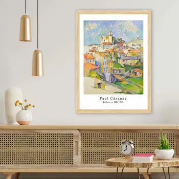 Pikturë dekorative me kornizë, shumëngjyrëshe, Paul Cézanne, 35x45cm, NC2036335-3545