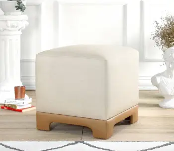Puf Atelier del Sofa, Lenover, krem-bezhë