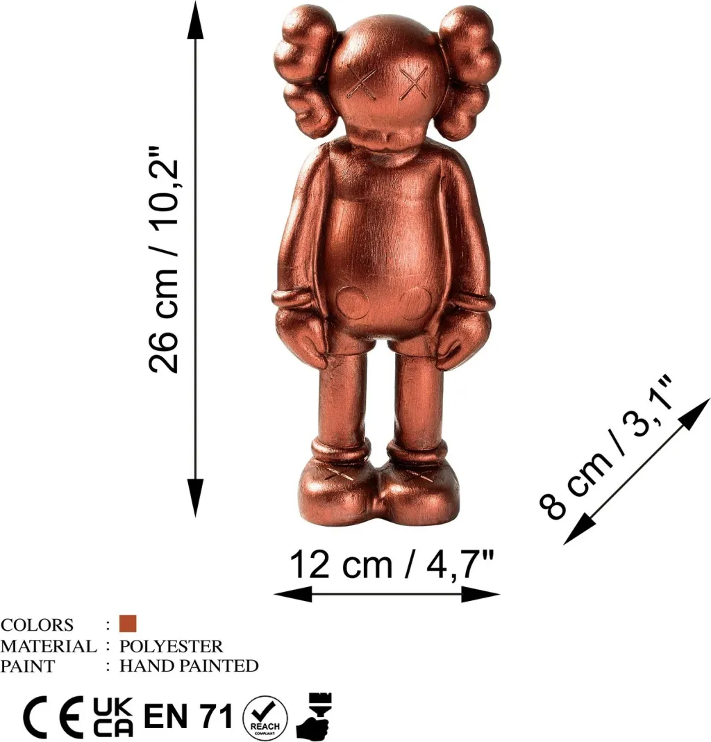 Objekt dekorativ Aberto Design, bakër, Yak-051-A - 7