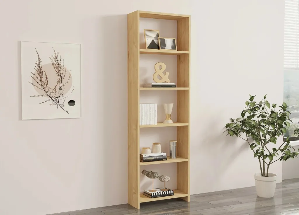 Raft librash Hanah Home, ngjyrë lisi, i ri - 1