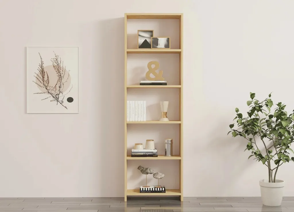 Raft librash Hanah Home, ngjyrë lisi, i ri - 2