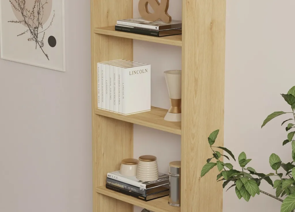 Raft librash Hanah Home, ngjyrë lisi, i ri - 3