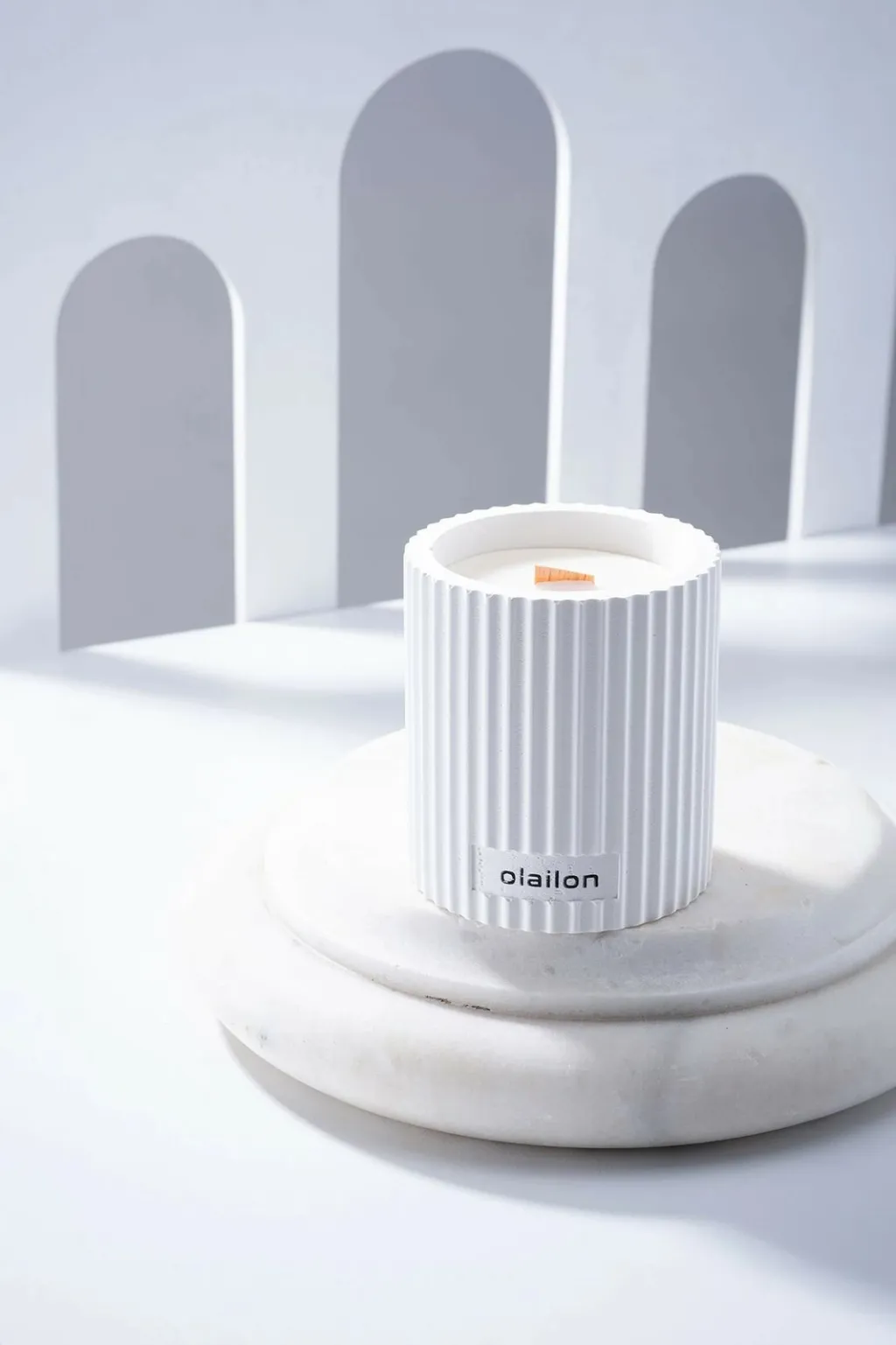Qiri dekorativ Aberto Design Damla, i bardhë - 5