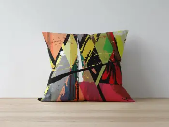 Jastëk dekorativ Aberto Design, a1195, shumëngjyrësh, 43x43cm