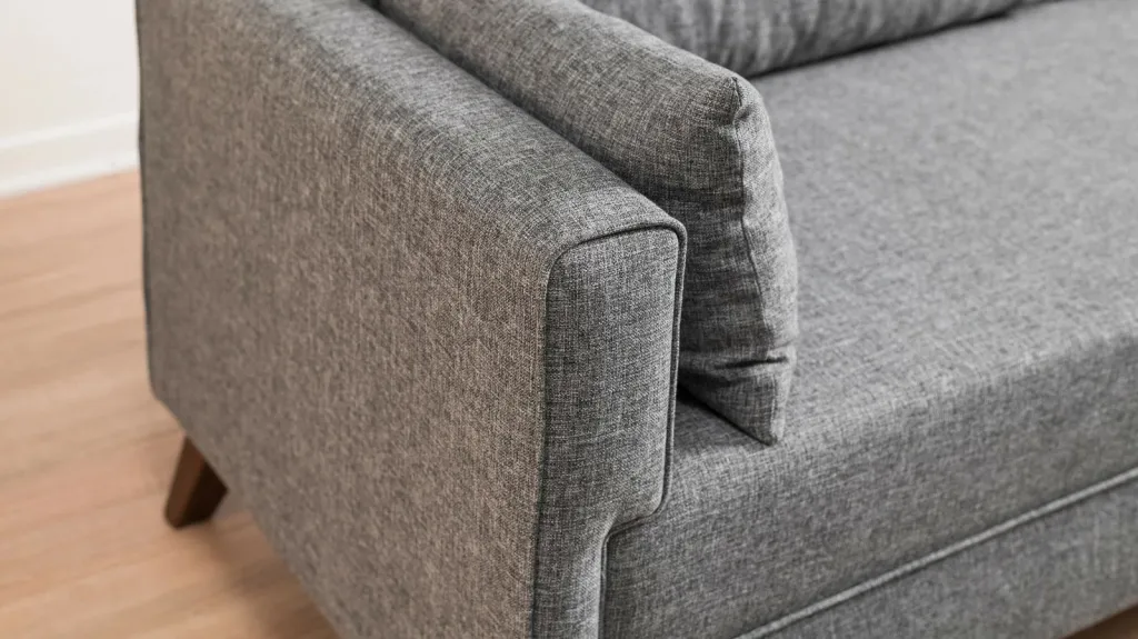 Divan-krevat trefësh, ngjyrë gri, Bella Sofa Bed - 4
