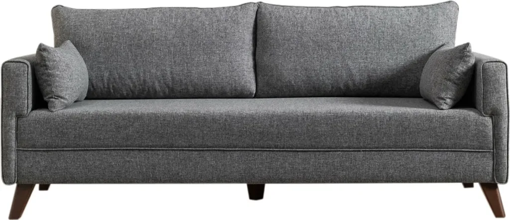 Divan-krevat trefësh, ngjyrë gri, Bella Sofa Bed - 5