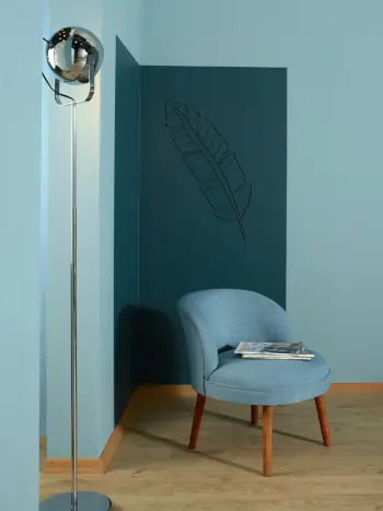 Karrige krahu Atelier del Sofa, Nice, ngjyrë indigo blue