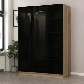 Dollap Rrobash Kale Dark Grey, gri e errët