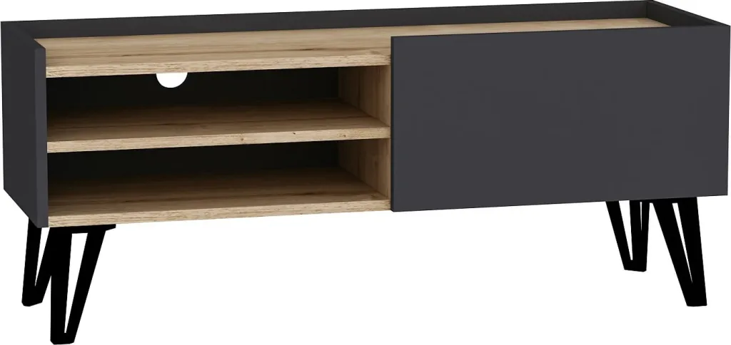 Komodë TV Hanah Home, Viper, ngjyrë safir dhe antracit - 4