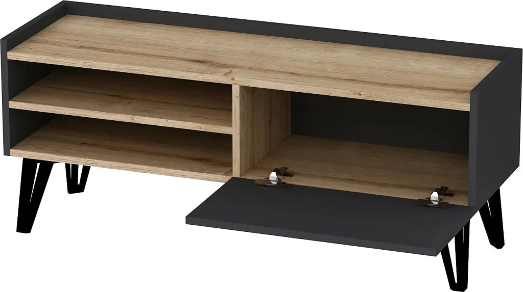 Komodë TV Hanah Home, Viper, ngjyrë safir dhe antracit - 5