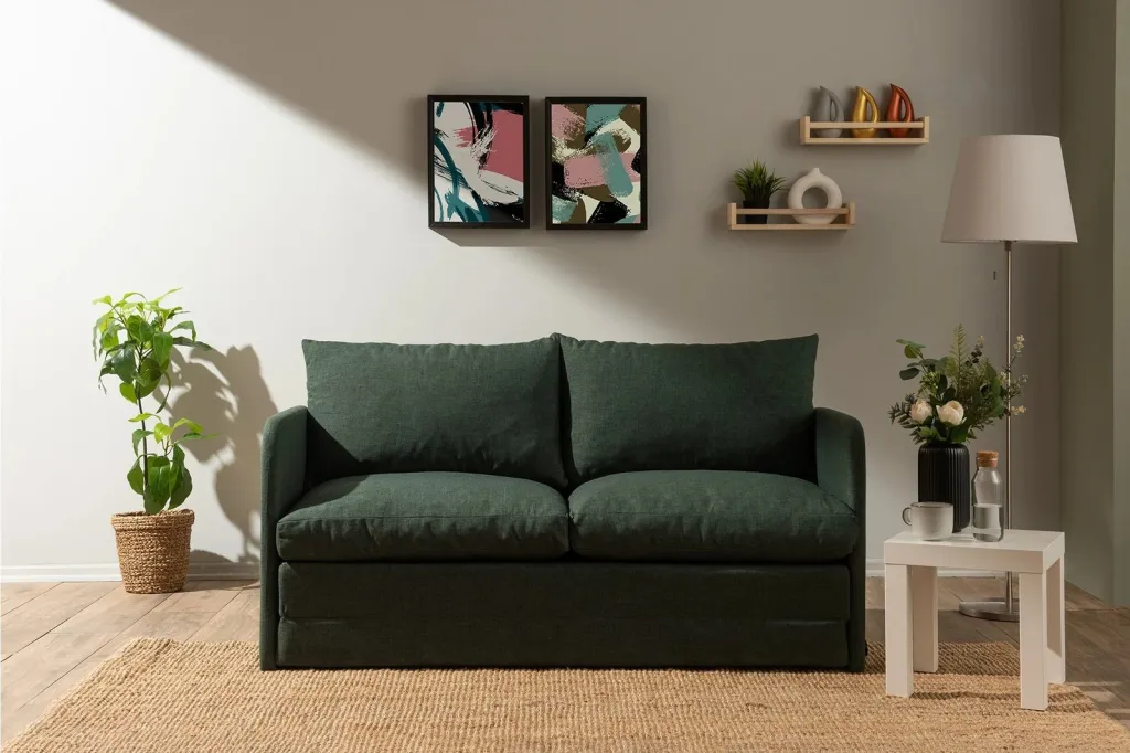 Divan-krevat dy ulës, ngjyrë e gjelbër, Saga XL, Atelier del Sofa - 1