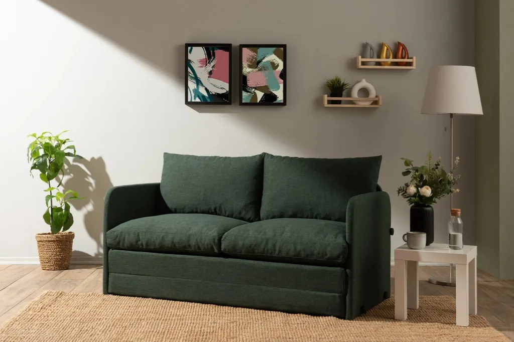 Divan-krevat dy ulës, ngjyrë e gjelbër, Saga XL, Atelier del Sofa - 3