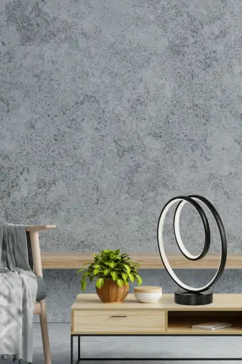 Llambë tavoline Opviq, Cezanne, e zezë, dritë shumëngjyrëshe