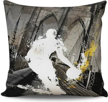 Jastëk dekorativ Aberto Design, BRKRLNT-7, shumëngjyrësh, 43x43cm