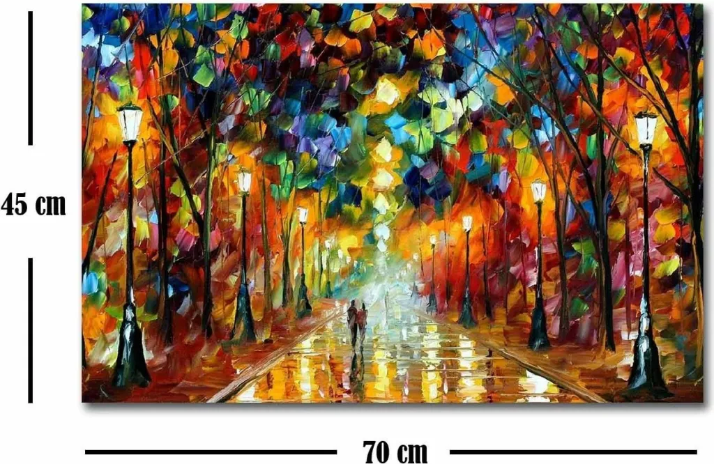 Pikturë dekorative në kanavacë Wallity, FAMOUSART-073 - 5