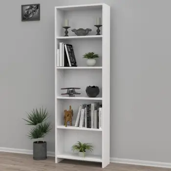 Raft librash Hanah Home, Laris, i bardhë