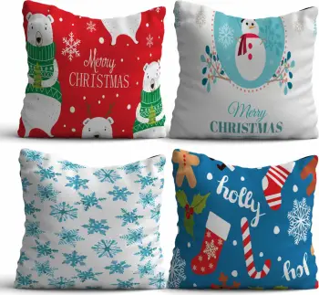 Set jastëkësh (4 copë), Aberto Design, NYXMAS19