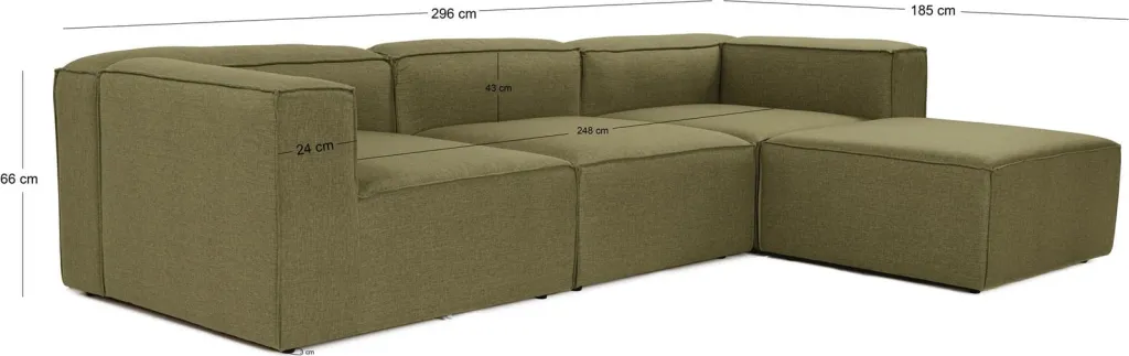 Këndare Atelier del Sofa, ngjyrë e gjelbër - 19