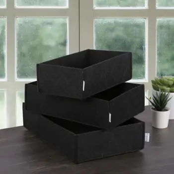 Set organizues tavoline prej ndjese (3 copë), Aberto Design, HMY - 6272