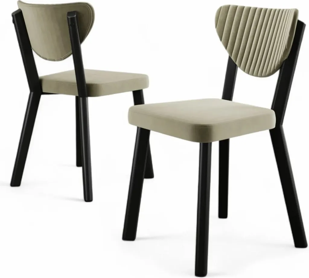 Set Karrigesh (4 Copë) Arfe, krem, zezë - 2