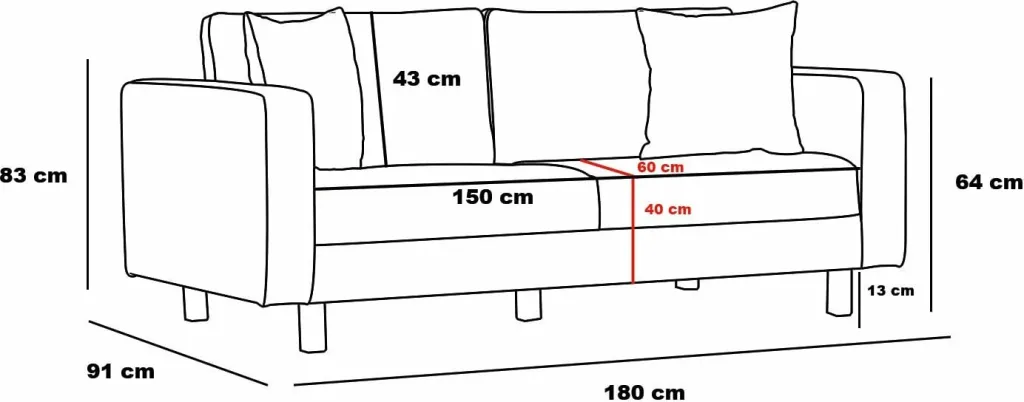 Divan dy ulëshe Atelier del Sofa, Berlin, krem e zi - 8