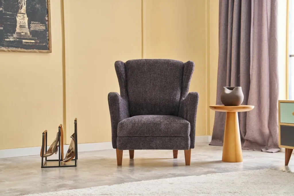 Karrige Wing Atelier del Sofa, Lola Prestij, anthracite - 1