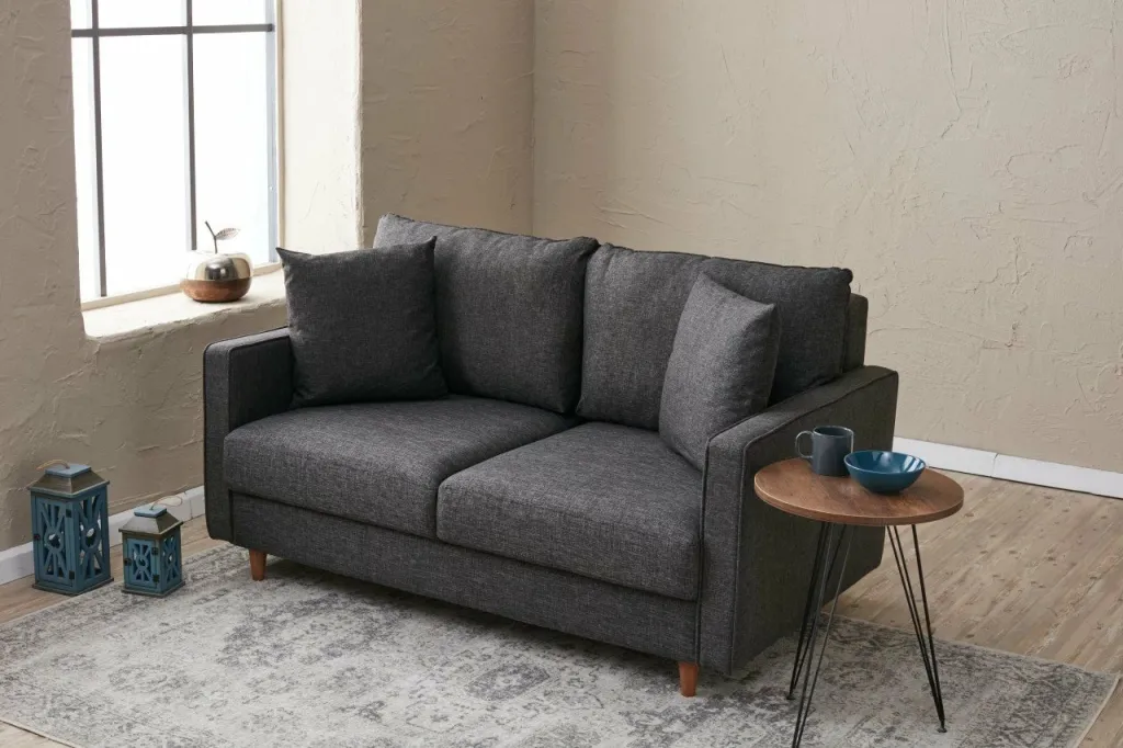 Divan dy ulëshe Atelier del Sofa, Eva, ngjyrë antracit - 2