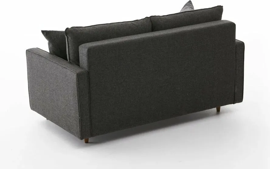 Divan dy ulëshe Atelier del Sofa, Eva, ngjyrë antracit - 8
