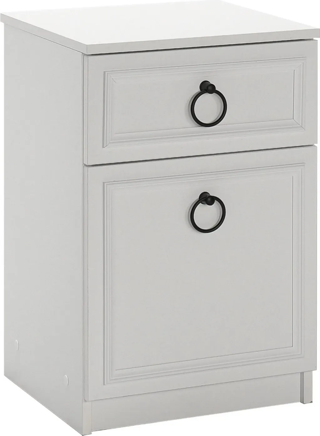 Komodinë Hanah Home, Kmd-1311-Bb-1, ngjyrë e bardhë - 1