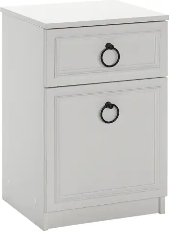 Komodinë Hanah Home, Kmd-1311-Bb-1, ngjyrë e bardhë