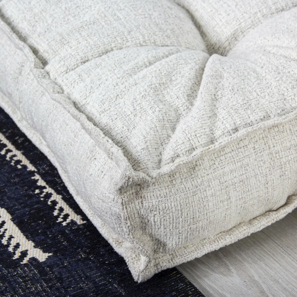 Jastëk për divan Atelier del Sofa, buklet, i bardhë - 4