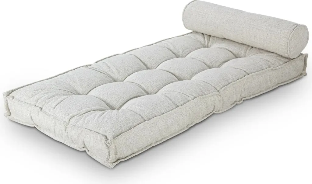 Jastëk për divan Atelier del Sofa, buklet, i bardhë - 5