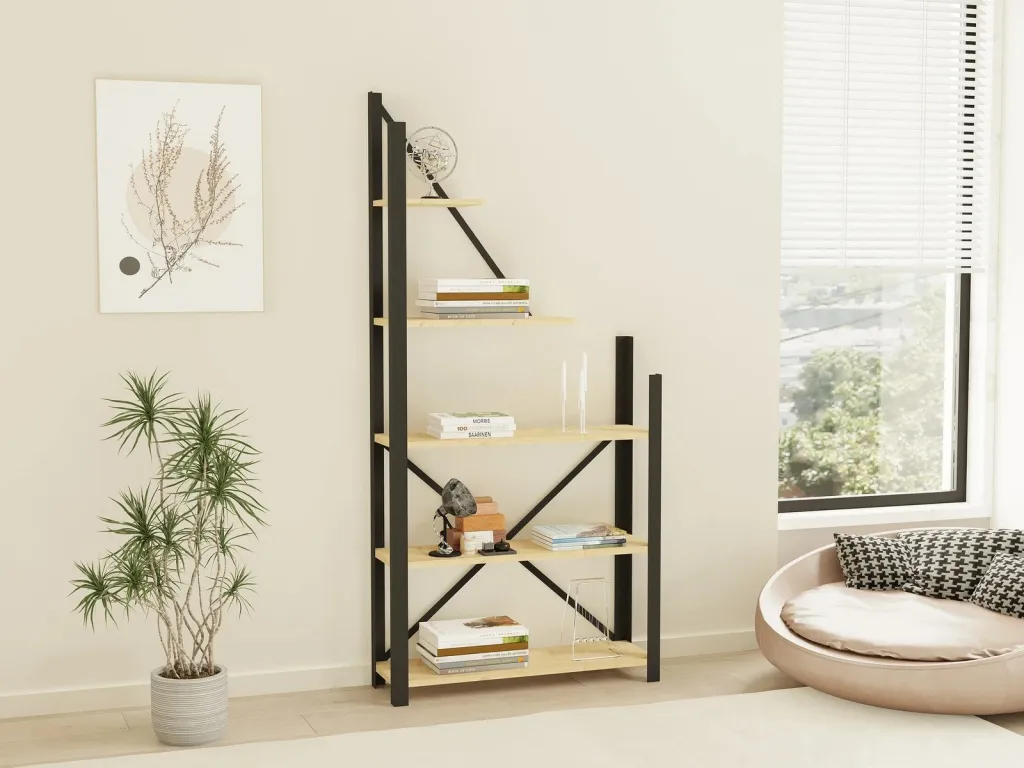 Raft librash Hanah Home, Eagle, ngjyrë safir dhe e zezë - 1