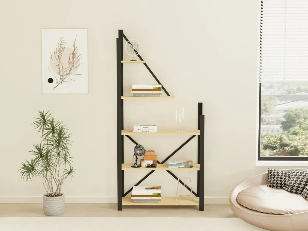 Raft librash Hanah Home, Eagle, ngjyrë safir dhe e zezë - 2