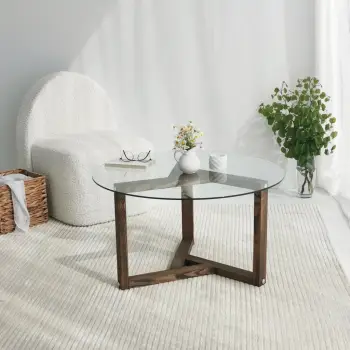 Tavolinë kafeje Hanah Home, Miro, ngjyrë arre