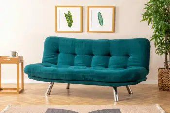 Krevat-sofë 3 vende, Atelier del Sofa, Misa Small, ngjyrë jeshile petrol